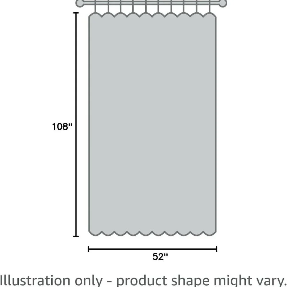 Blackout Linen Curtain - Thermal Insulated - White (1 panel) - Picture 7 of 7